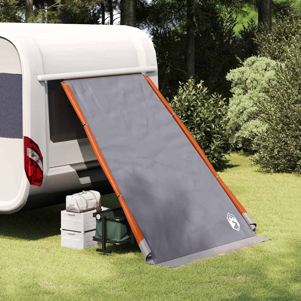 vidaXL Tailgate Tent 190 x 150 x 185 cm Grey and Orange Taffeta - 38873