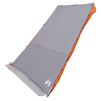 vidaXL Tailgate Tent 190 x 150 x 185 cm Grey and Orange Taffeta - 38873