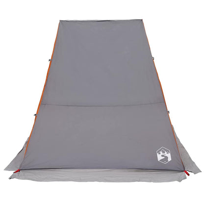 vidaXL Tailgate Tent 190 x 150 x 185 cm Grey and Orange Taffeta - 38873