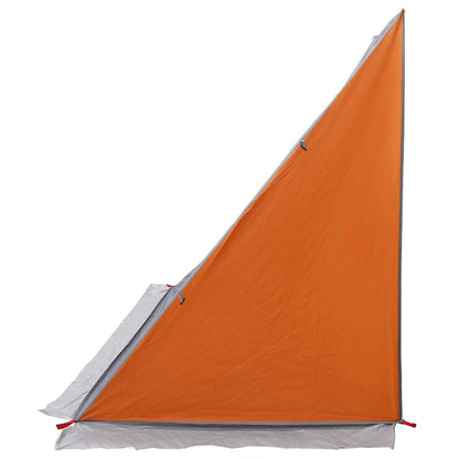 vidaXL Tailgate Tent 190 x 150 x 185 cm Grey and Orange Taffeta - 38873