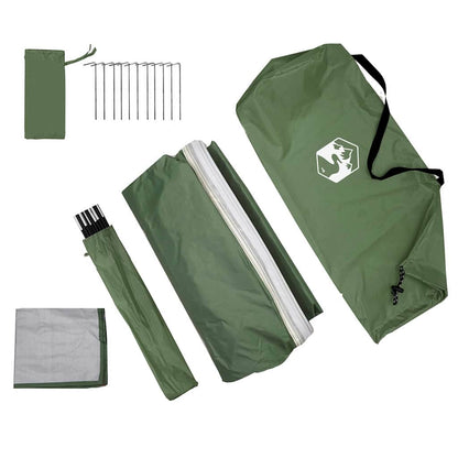 vidaXL Tailgate Tent 194 x 180 x 210 cm Green Taffeta