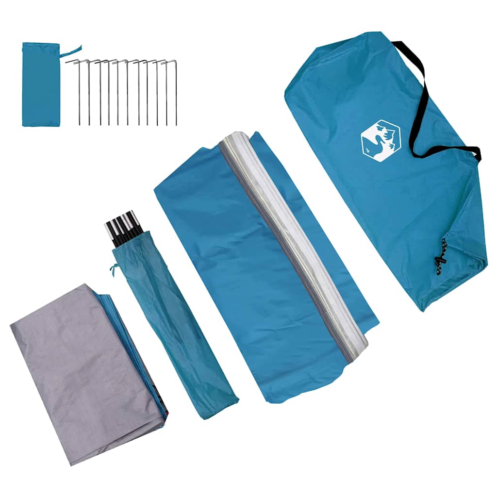 vidaXL Tailgate Tent 194 x 180 x 210 cm Blue Taffeta