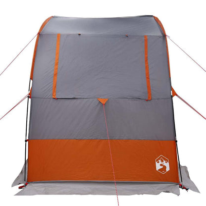 vidaXL Tailgate Tent 194 x 180 x 210 cm Grey and Orange Taffeta