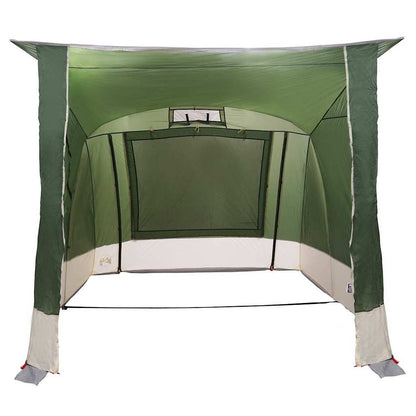 vidaXL Tailgate Tent 285 x 255 x 245 cm Waterproof Green Taffeta