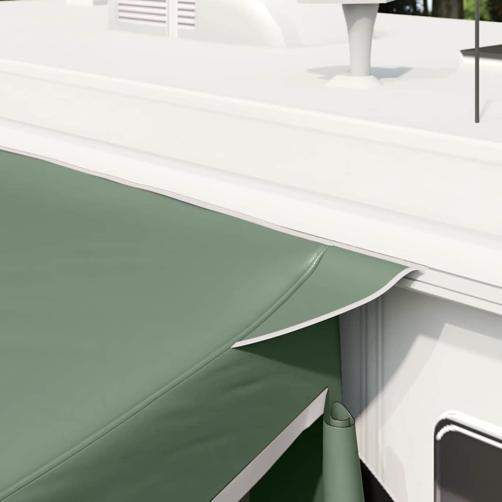 vidaXL Tailgate Tent 285 x 255 x 245 cm Waterproof Green Taffeta