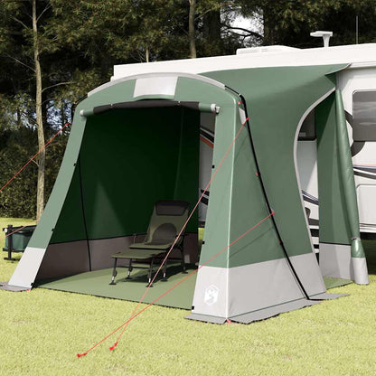 vidaXL Tailgate Tent 285 x 255 x 245 cm Waterproof Green Taffeta