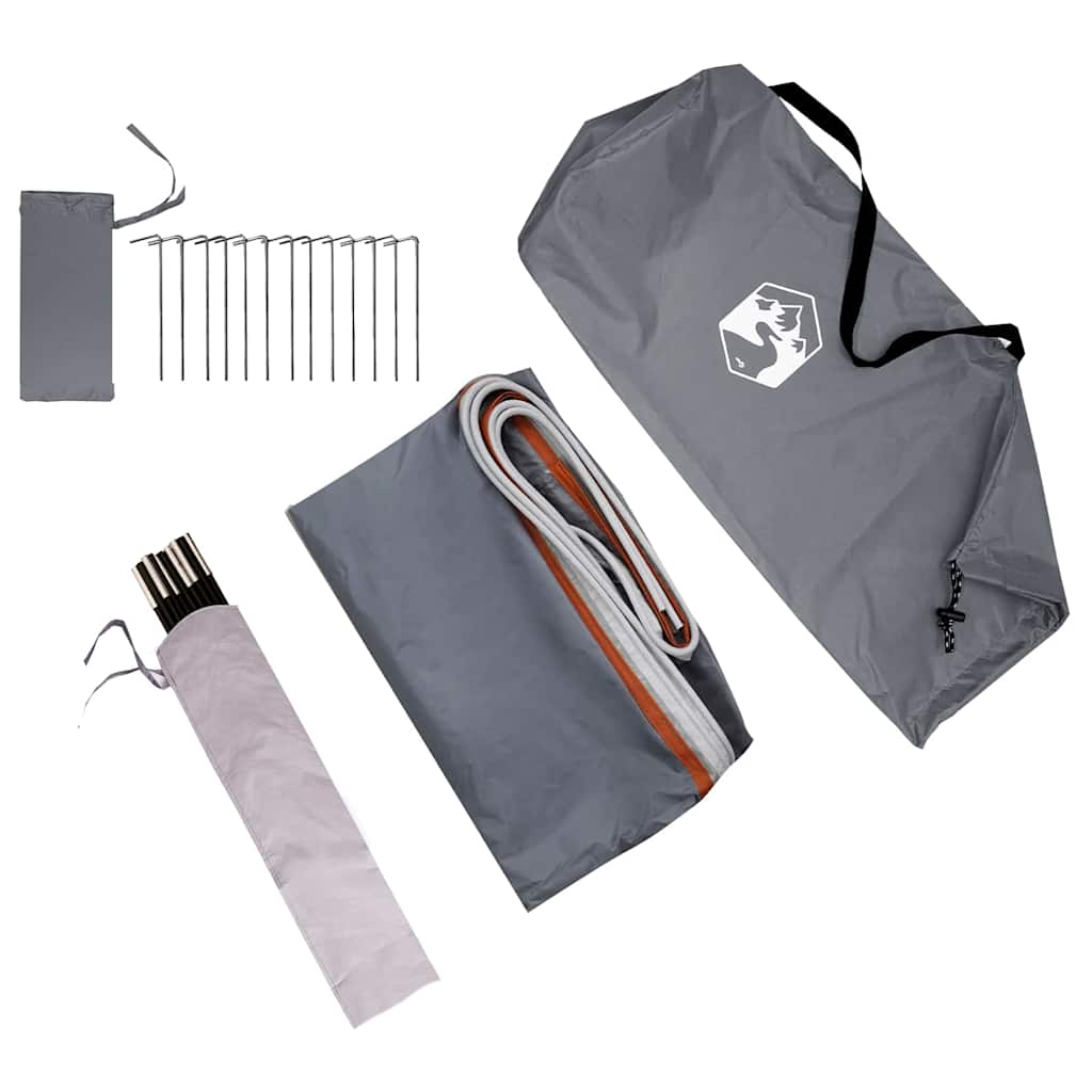 vidaXL Tailgate Tent -Person 285 x 255 x 245 cm Grey and Orange