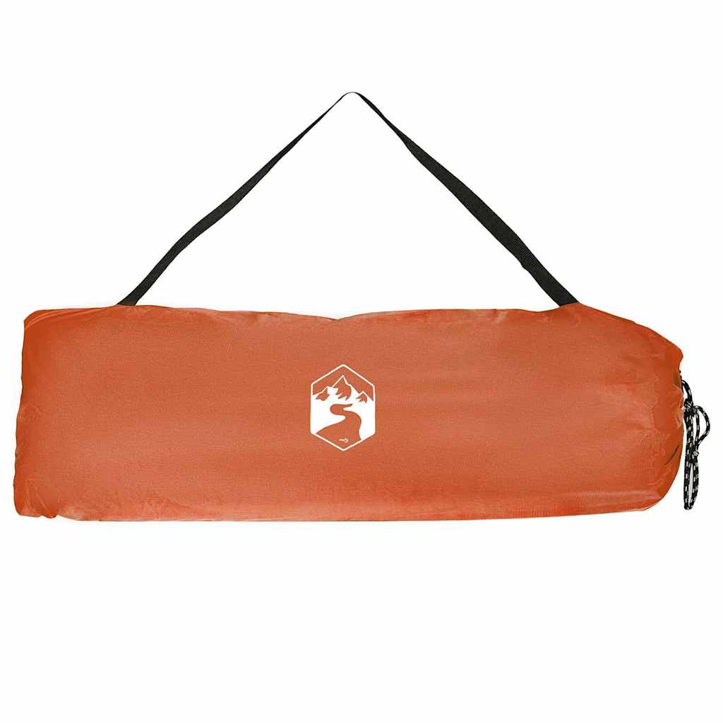vidaXL Inner Tent with Roof Grey and Orange 280 x 220 x 176 cm Taffeta