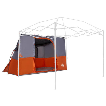 vidaXL Inner Tent with Roof Grey and Orange 280 x 220 x 176 cm Taffeta