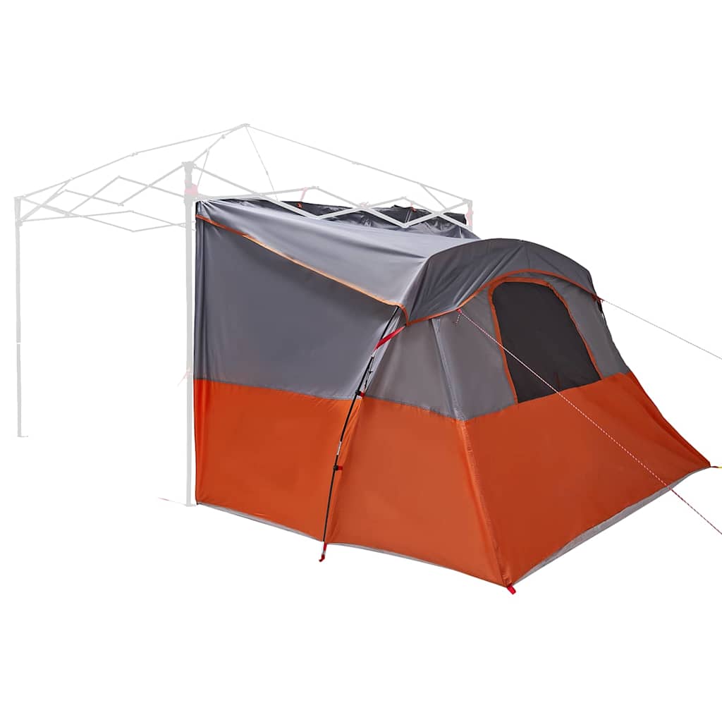 vidaXL Inner Tent with Roof Grey and Orange 280 x 220 x 176 cm Taffeta