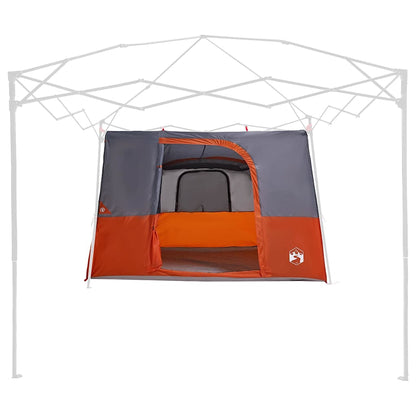 vidaXL Inner Tent with Roof Grey and Orange 280 x 220 x 176 cm Taffeta