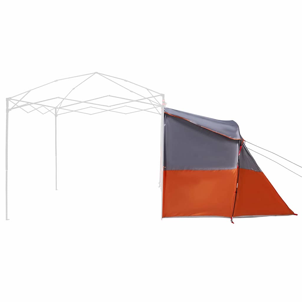 vidaXL Inner Tent with Roof Grey and Orange 280 x 220 x 176 cm Taffeta