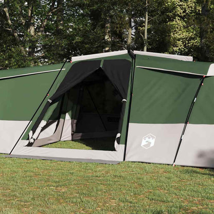 vidaXL Family Tent 16-Person Waterproof Green Taffeta - 833 x 585 x 216 cm