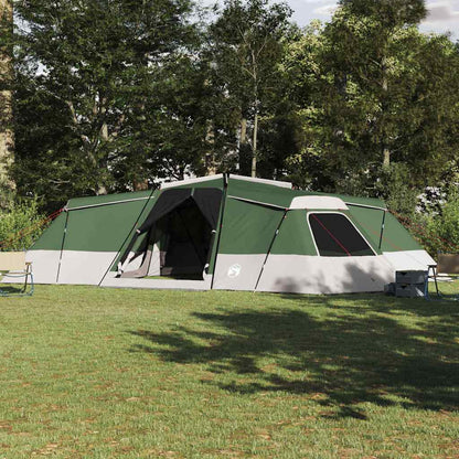 vidaXL Family Tent 16-Person Waterproof Green Taffeta - 833 x 585 x 216 cm