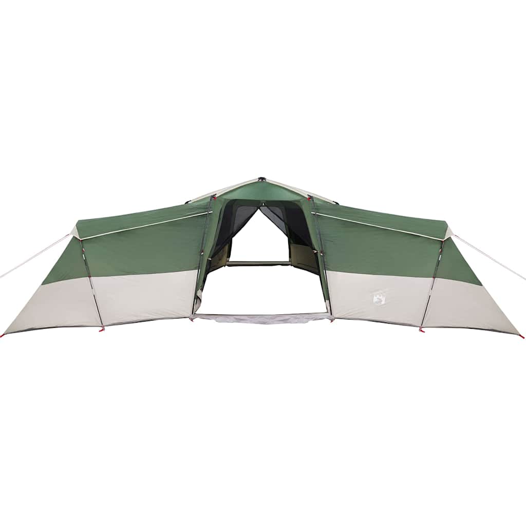 vidaXL Family Tent 16-Person Waterproof Green Taffeta - 833 x 585 x 216 cm
