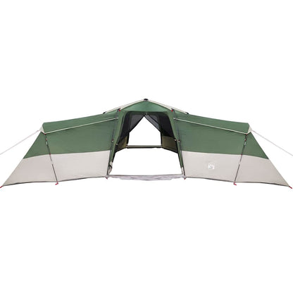 vidaXL Family Tent 16-Person Waterproof Green Taffeta - 833 x 585 x 216 cm