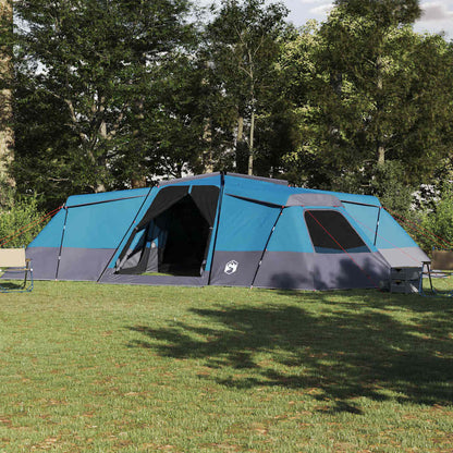vidaXL Family Tent 16-Person Waterproof Blue Taffeta - 833 x 585 x 216 cm
