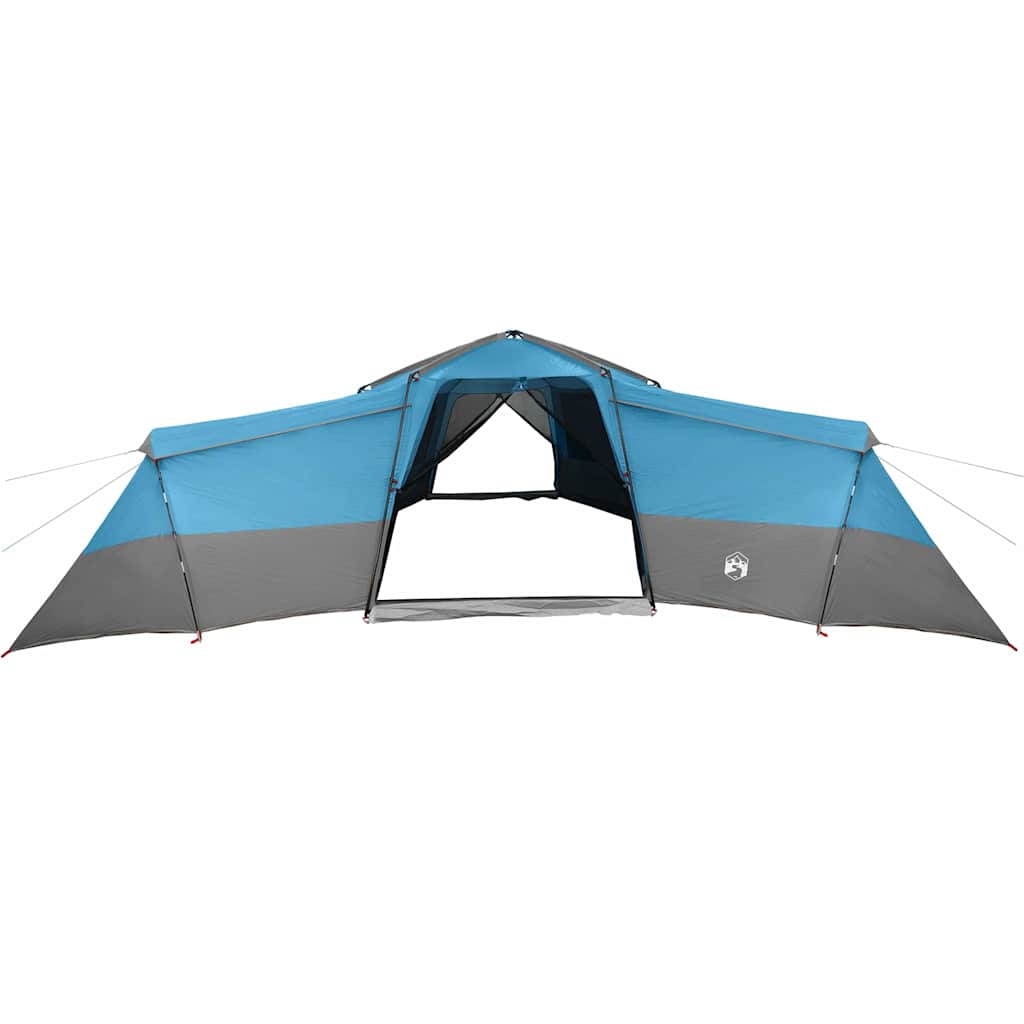 vidaXL Family Tent 16-Person Waterproof Blue Taffeta - 833 x 585 x 216 cm