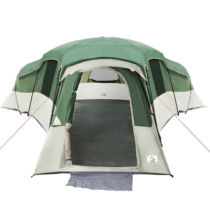 vidaXL Family Tent 20-Person Waterproof Green Taffeta - 762 x 655 x 218 cm