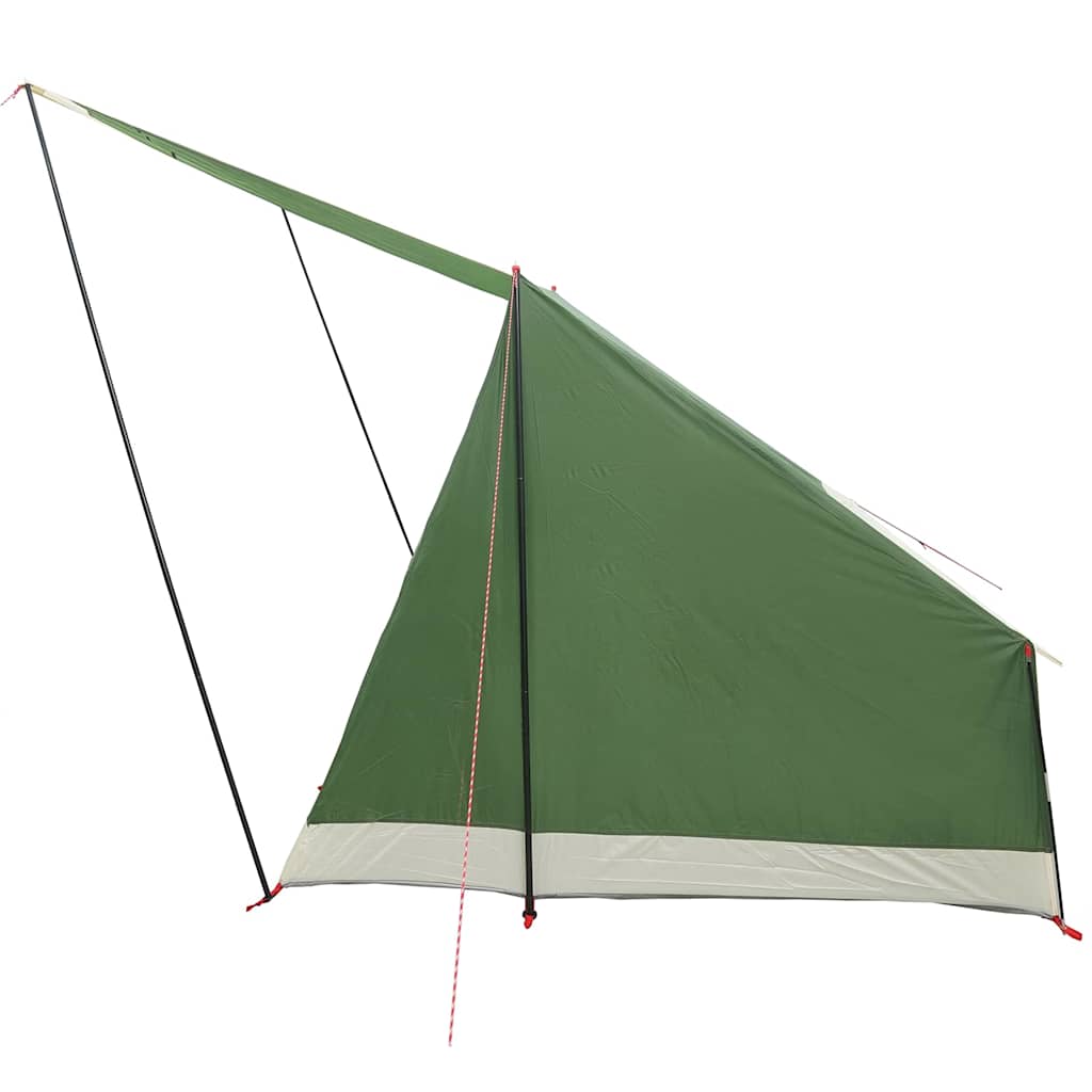 vidaXL Camping Tent 4-Person Waterproof Green Taffeta - 282 x 225 x 154 cm