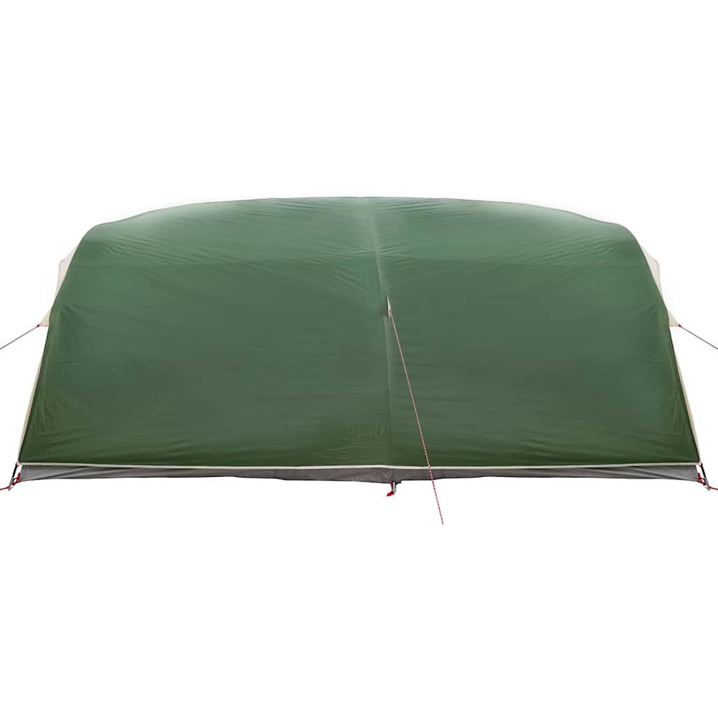vidaXL Tunnel tent 10-Person Waterproof Green Taffeta - 500 x 348 x 200 cm