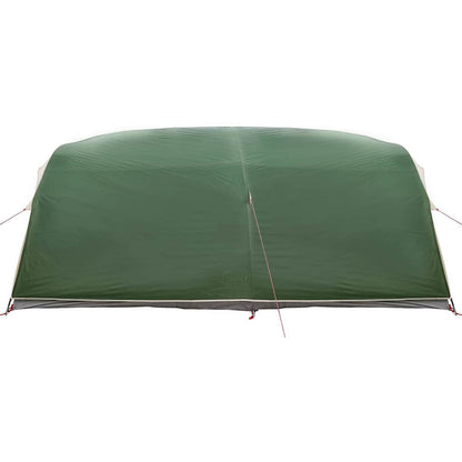 vidaXL Tunnel tent 10-Person Waterproof Green Taffeta - 500 x 348 x 200 cm