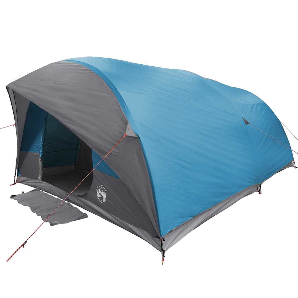 vidaXL Tunnel tent 10-Person Waterproof Blue Taffeta - 500 x 348 x 200 cm