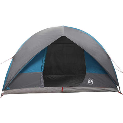 vidaXL Tunnel tent 10-Person Waterproof Blue Taffeta - 500 x 348 x 200 cm