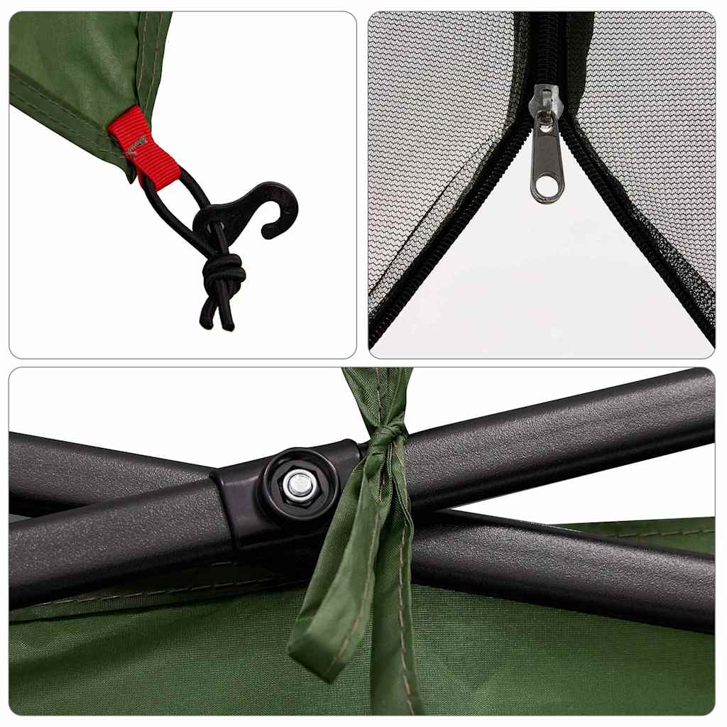 vidaXL Inner Tent 6-Person Green Taffeta - 303 x 303 x 196 cm