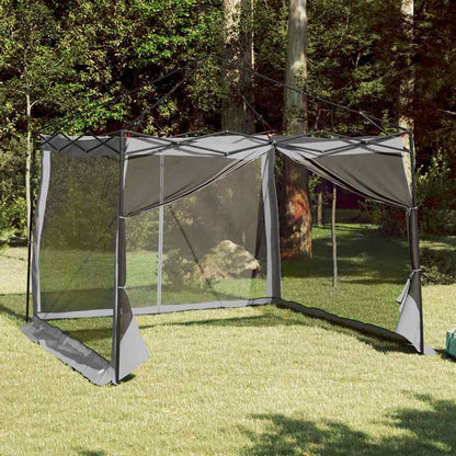 vidaXL Inner Tent 6-Person Grey and Orange Taffeta - 303 x 303 x 196 cm
