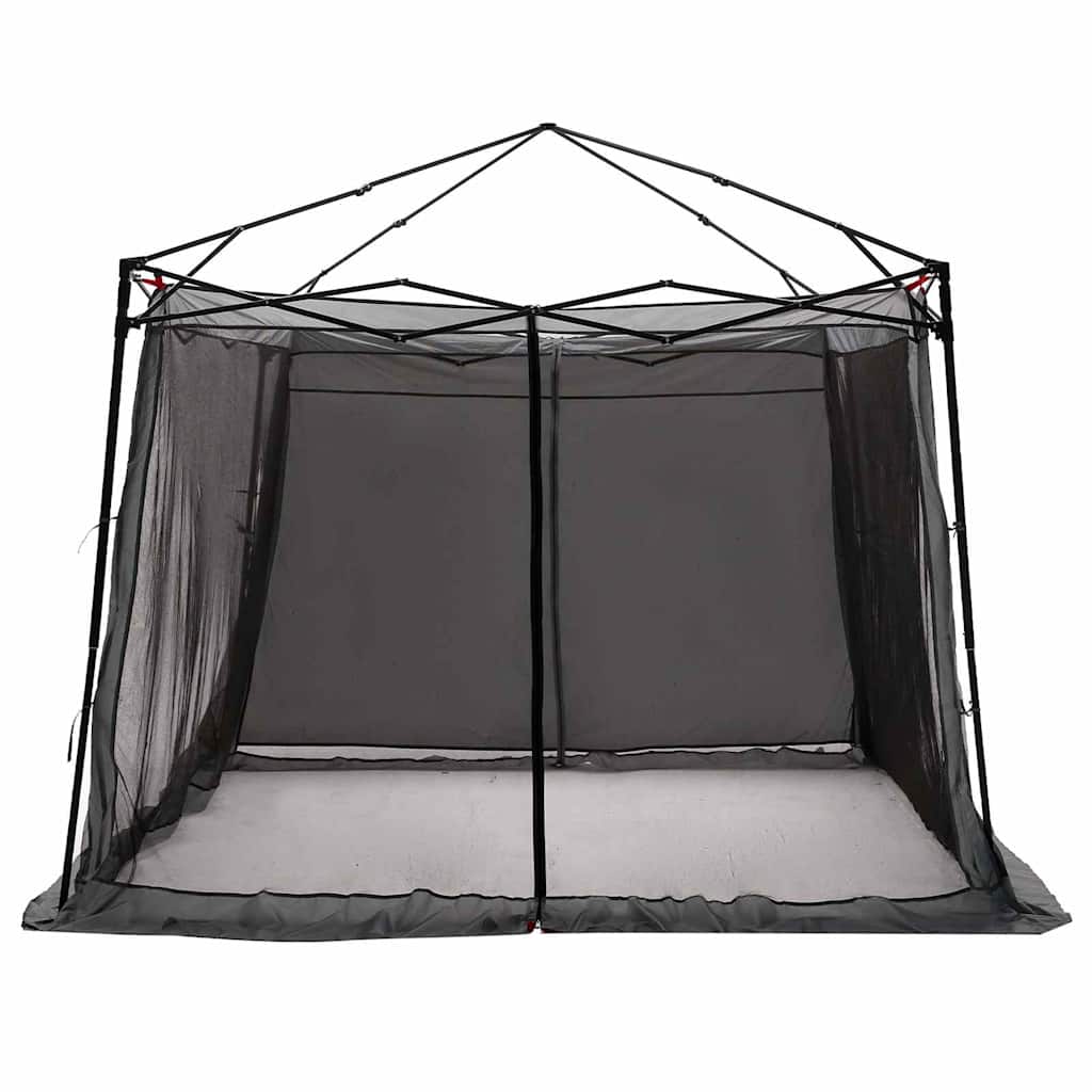vidaXL Inner Tent 6-Person Grey and Orange Taffeta - 303 x 303 x 196 cm