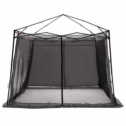 vidaXL Inner Tent 6-Person Grey and Orange Taffeta - 303 x 303 x 196 cm