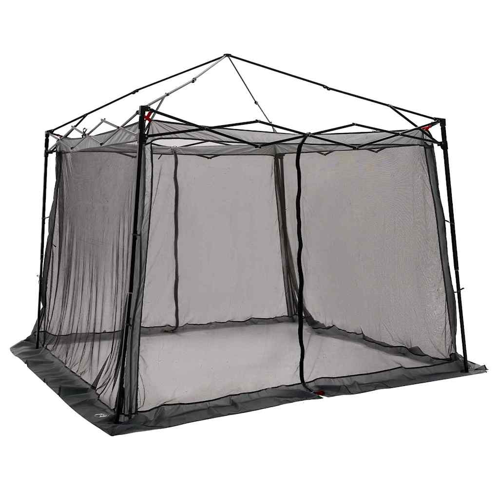vidaXL Inner Tent 6-Person Grey and Orange Taffeta - 303 x 303 x 196 cm