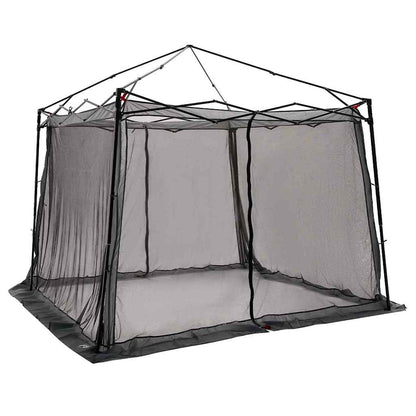 vidaXL Inner Tent 6-Person Grey and Orange Taffeta - 303 x 303 x 196 cm