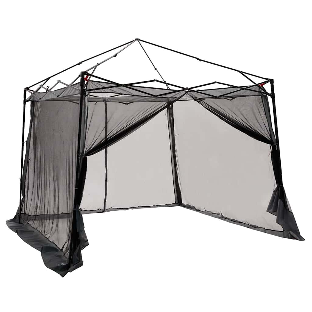 vidaXL Inner Tent 6-Person Grey and Orange Taffeta - 303 x 303 x 196 cm