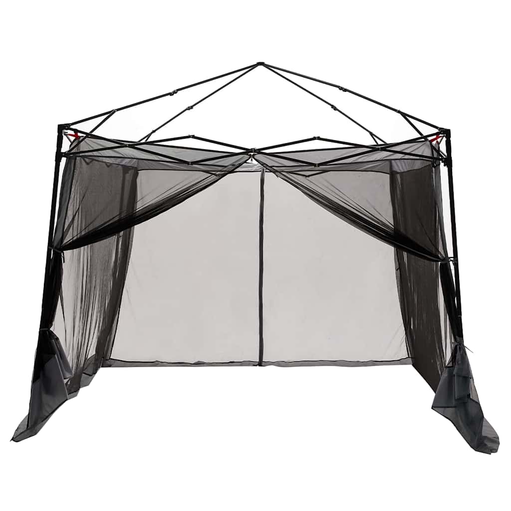 vidaXL Inner Tent 6-Person Grey and Orange Taffeta - 303 x 303 x 196 cm