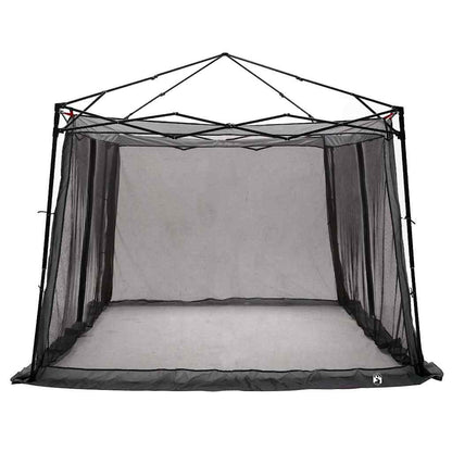 vidaXL Inner Tent 6-Person Grey and Orange Taffeta - 303 x 303 x 196 cm