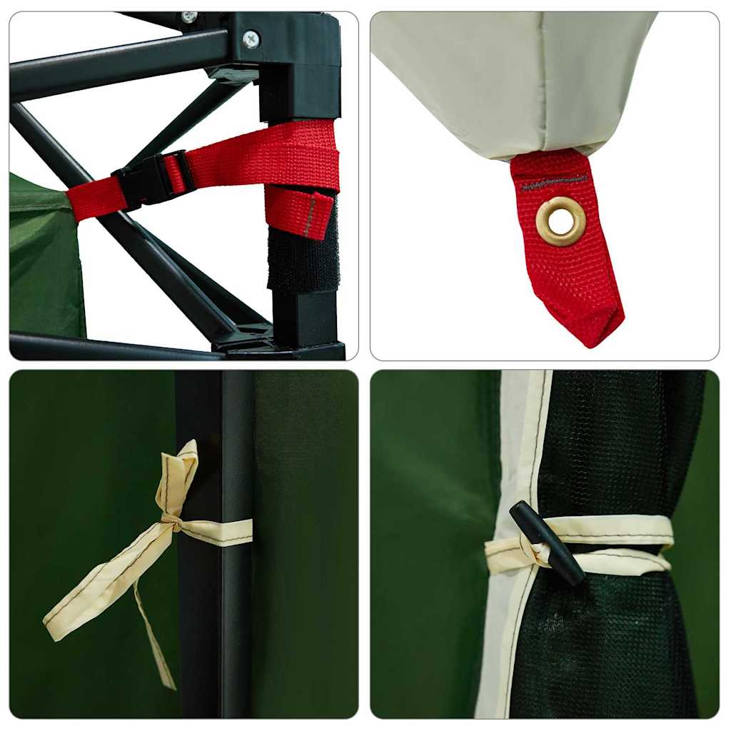 vidaXL Inner Tent 6-Person Green Taffeta - 290 x 288 x 234 cm