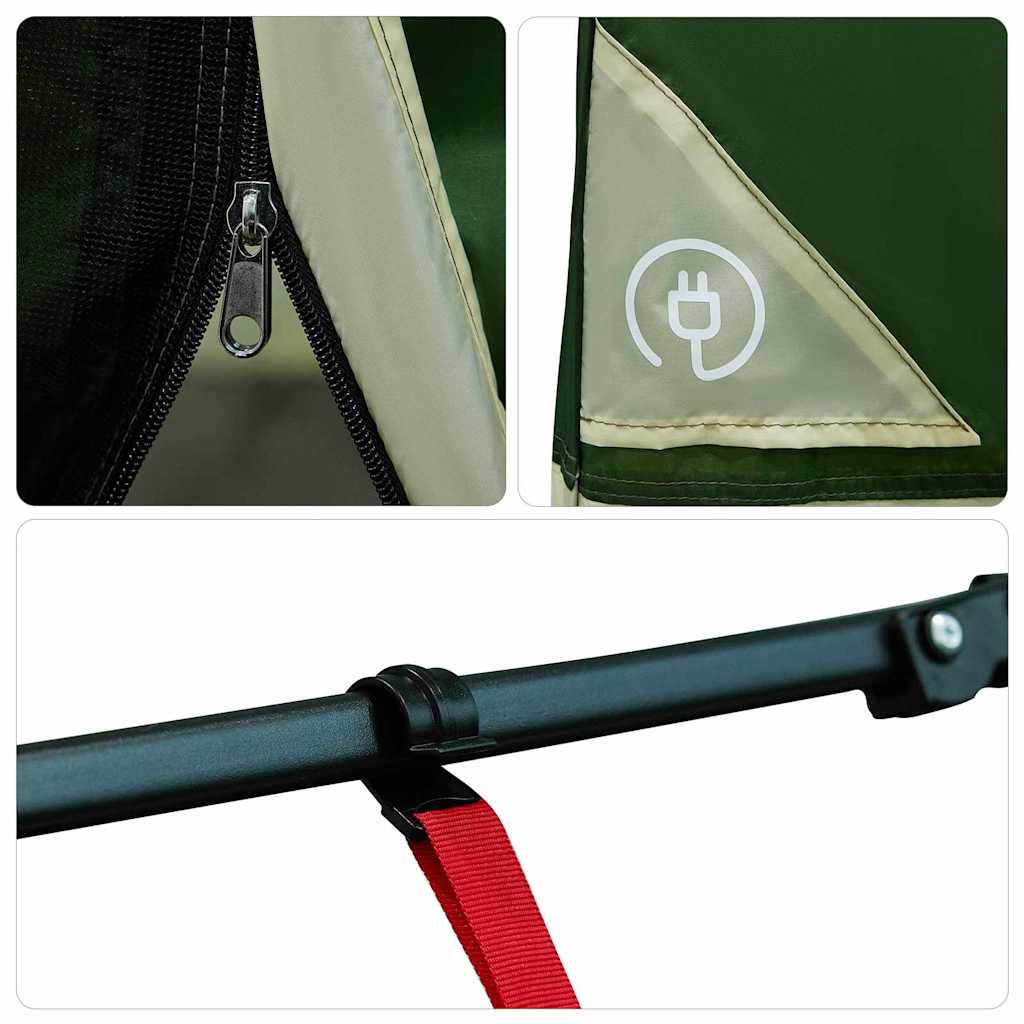 vidaXL Inner Tent 6-Person Green Taffeta - 290 x 288 x 234 cm