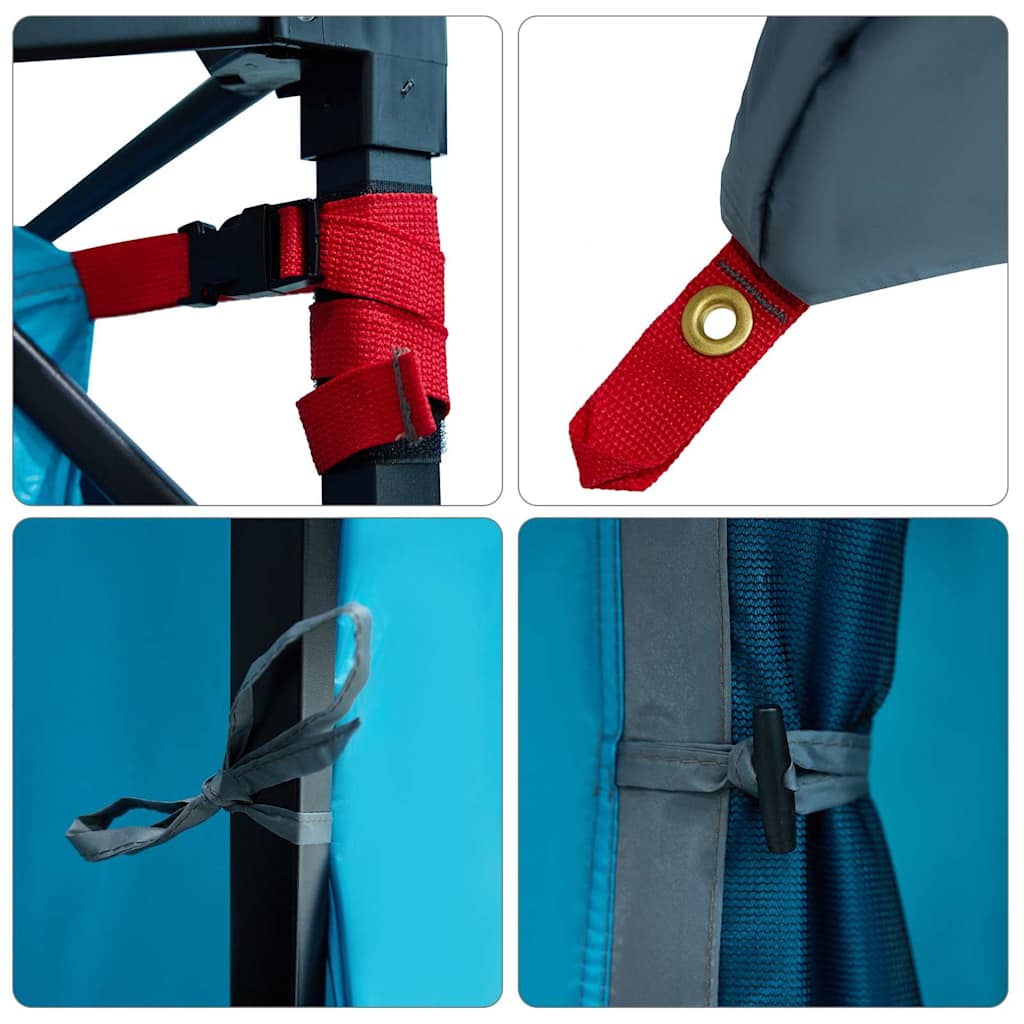 vidaXL Inner Tent 6-Person Blue Taffeta - 290 x 288 x 234 cm
