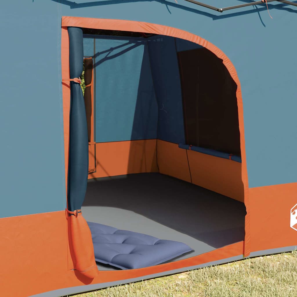 vidaXL Inner Tent 6-Person Grey and Orange Taffeta - 290 x 288 x 234 cm