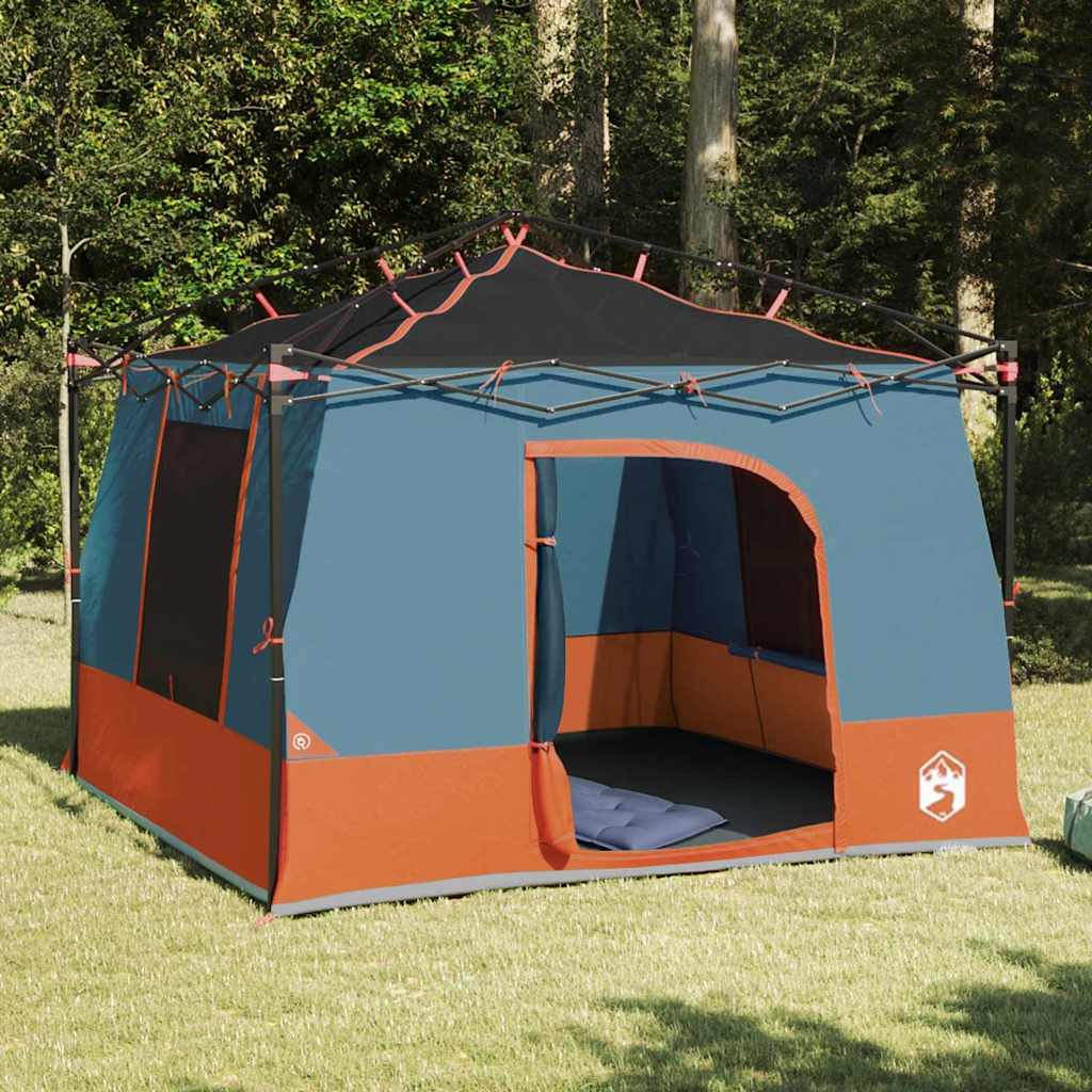 vidaXL Inner Tent 6-Person Grey and Orange Taffeta - 290 x 288 x 234 cm