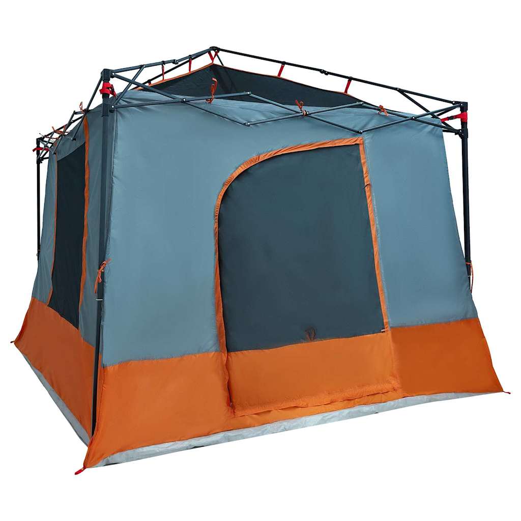 vidaXL Inner Tent 6-Person Grey and Orange Taffeta - 290 x 288 x 234 cm