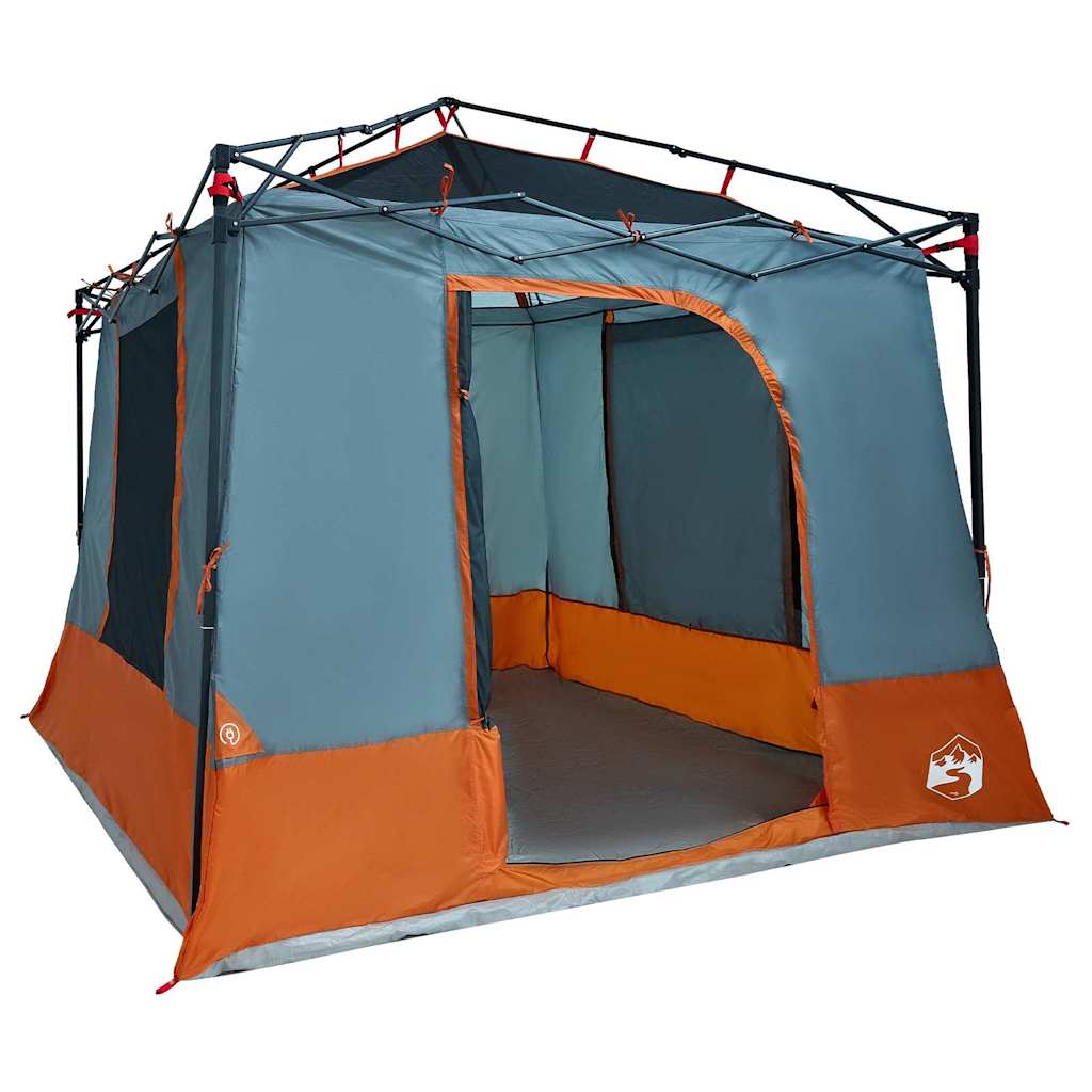 vidaXL Inner Tent 6-Person Grey and Orange Taffeta - 290 x 288 x 234 cm
