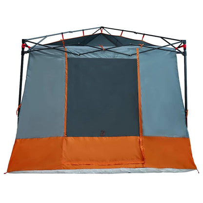 vidaXL Inner Tent 6-Person Grey and Orange Taffeta - 290 x 288 x 234 cm