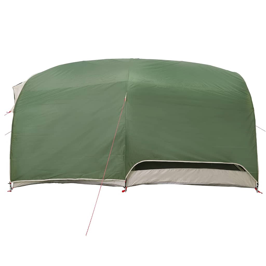 vidaXL Tunnel tent 6-Person Waterproof Green Taffeta - 410 x 285 x 198 cm