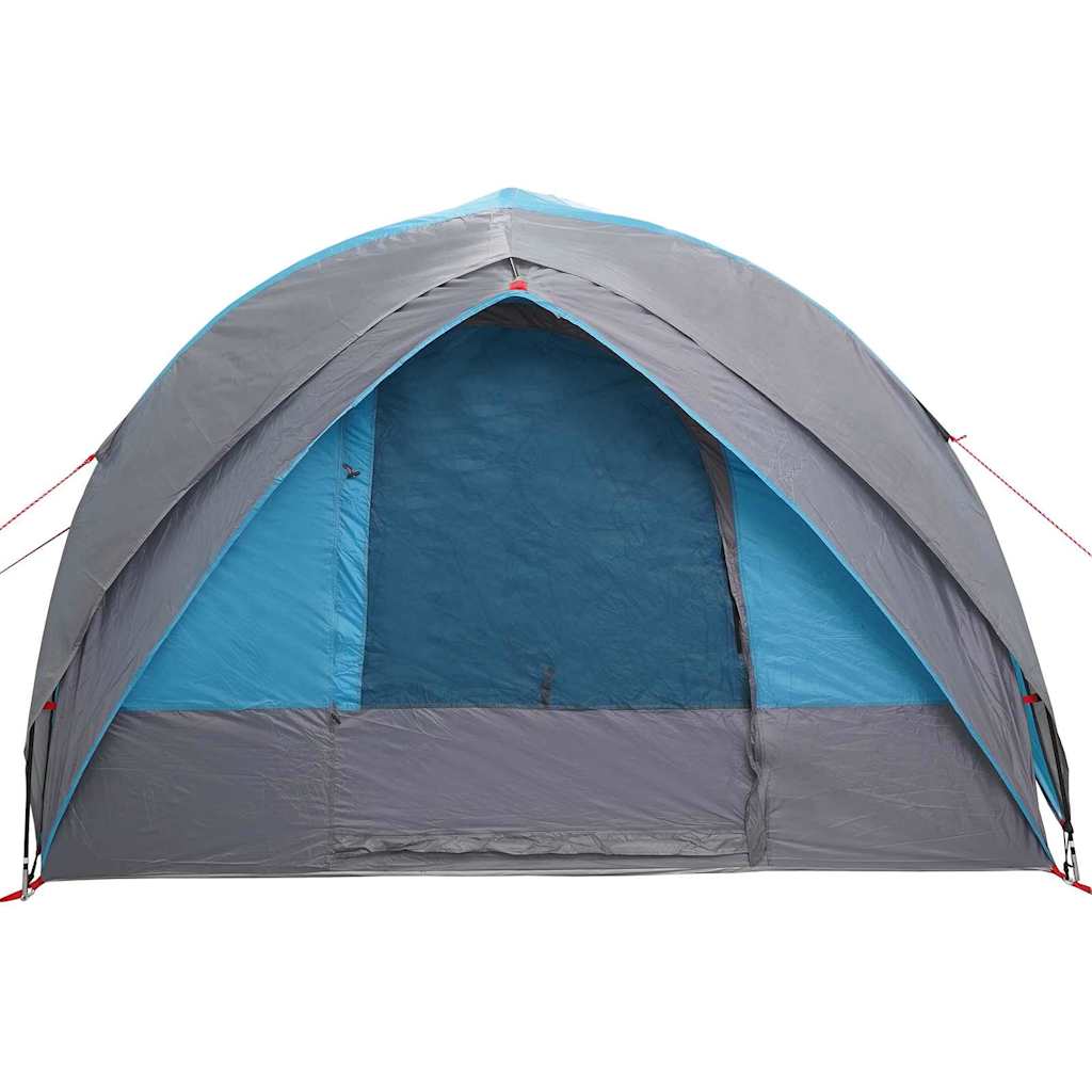 vidaXL Tunnel tent 6-Person Waterproof Blue Taffeta - 410 x 285 x 198 cm