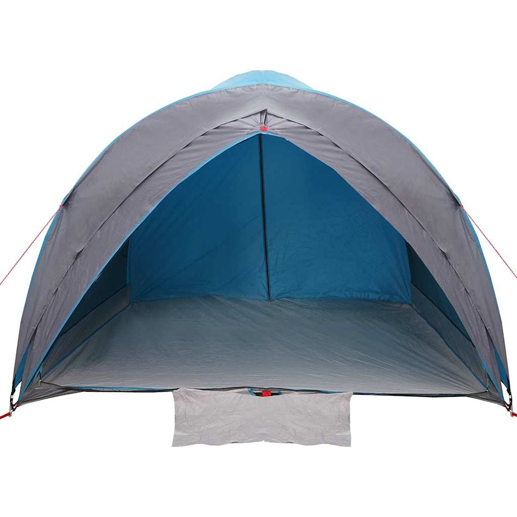 vidaXL Tunnel tent 6-Person Waterproof Blue Taffeta - 410 x 285 x 198 cm