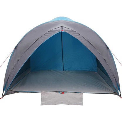 vidaXL Tunnel tent 6-Person Waterproof Blue Taffeta - 410 x 285 x 198 cm