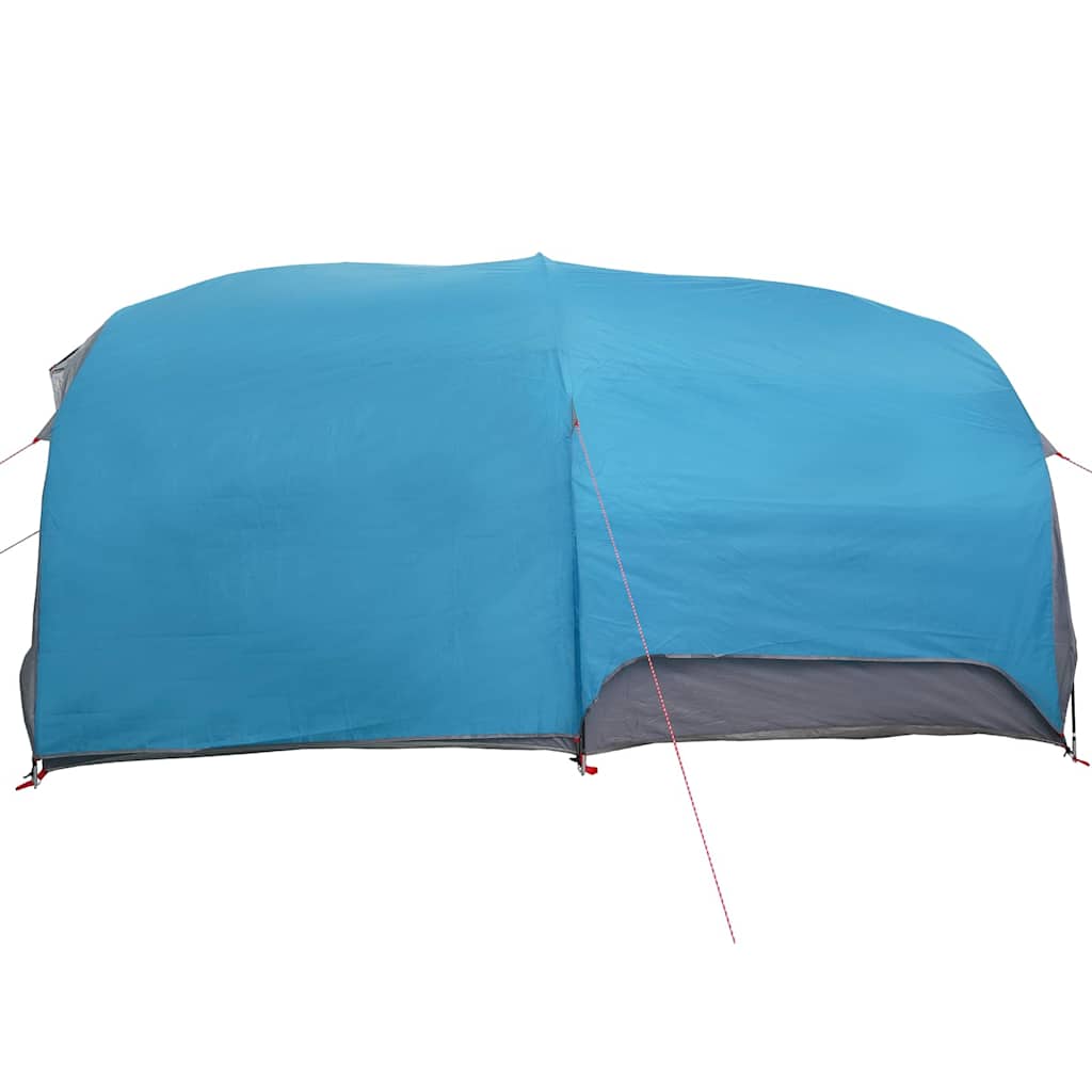 vidaXL Tunnel tent 6-Person Waterproof Blue Taffeta - 410 x 285 x 198 cm